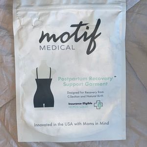 Motif postpartum recovery support garment